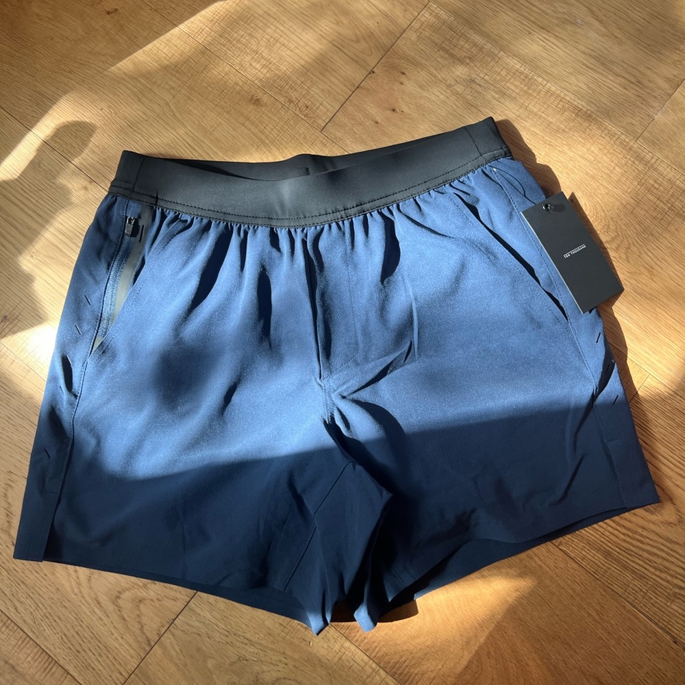 Ten Thousand Navy Blue Interval Short Lined 5”